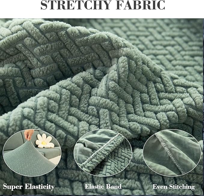 Sofa Covers Couch Covers for Sofa Pet Friendly Couch Cushion Covers Universal - Image 4