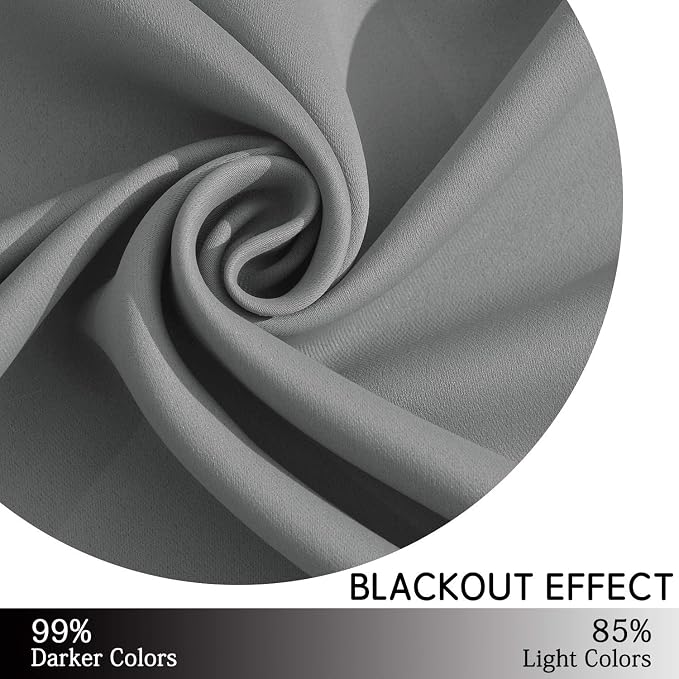 Yakamok Blackout Curtains for Bedroom - Image 5