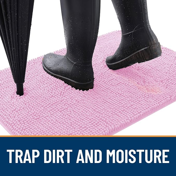 OLANLY Dog Door Mat for Muddy Paws 35x24, Absorbs Moisture and Dirt, Absorbent - Image 2