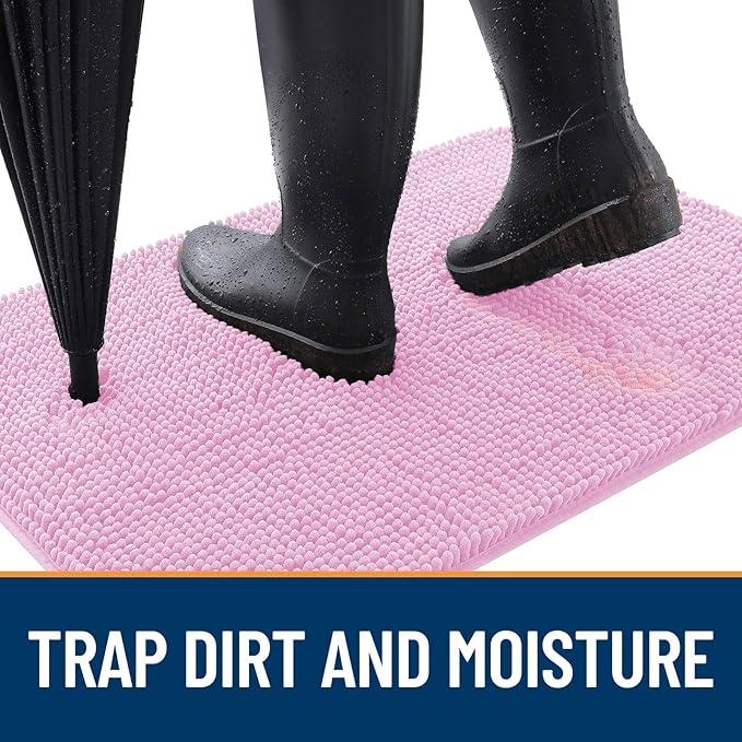 OLANLY Dog Door Mat for Muddy Paws 36x24, Absorbs Moisture and Dirt, Absorbent - Image 2