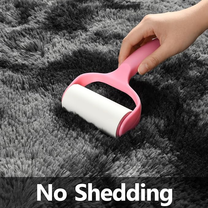 Large Shag Area Rugs 6 x 9, Tie-Dyed Plush Fuzzy Rugs - Image 5