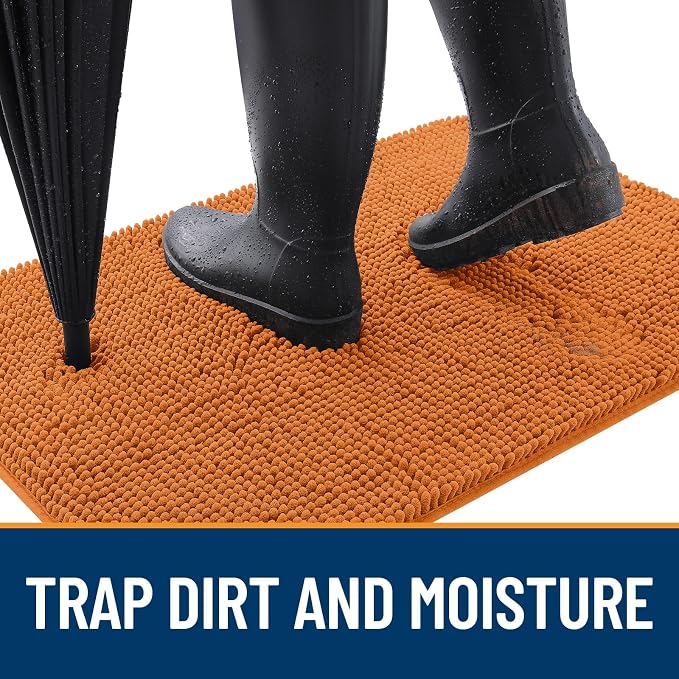 OLANLY Dog Door Mat for Muddy Paws 30x17, Absorbs Moisture and Dirt, Absorbent - Image 2