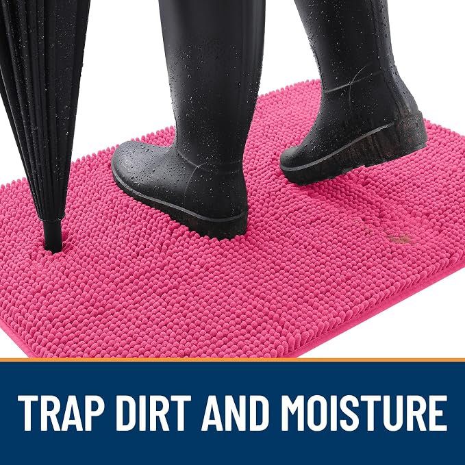 OLANLY Dog Door Mat for Muddy Paws 30x17, Absorbs Moisture and Dirt, Absorbent - Image 2