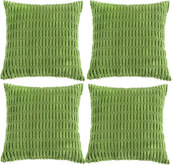 Fancy Homi 4 Packs Boho Lime Green Decorative Throw Pillow Covers 20x20 Inch by Fancy+Homi