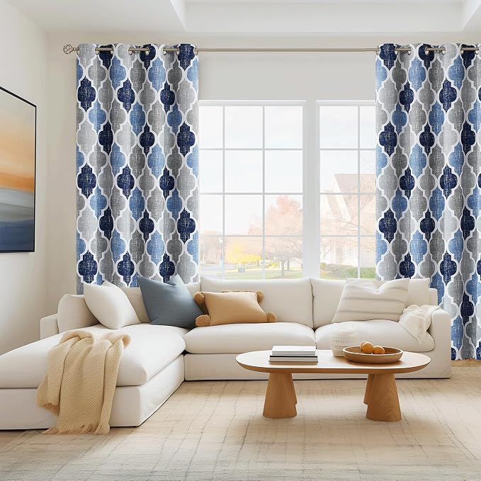 Beauoop 100% Blackout Curtains 54 Inches Long 2 Panels - Image 6