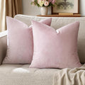 GIGIZAZA Decorative Throw Pillow Covers 16x16, Velvet Sofa Boho Cushion Pillows by GIGIZAZAFocusingonhomedecoration
