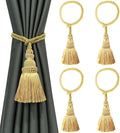 Fenghuangwu 4 Pack Curtain Tie Backs Rope Tassels by fenghuangwu