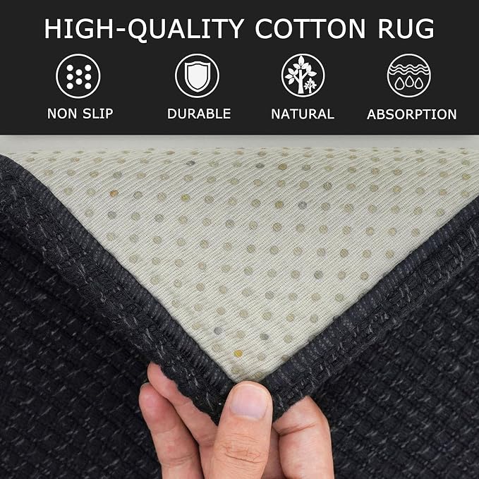 KOZYFLY Indoor Door Mat 2x3 ft Small Area Rugs Washable Front Door Mat Non Slip - Image 6