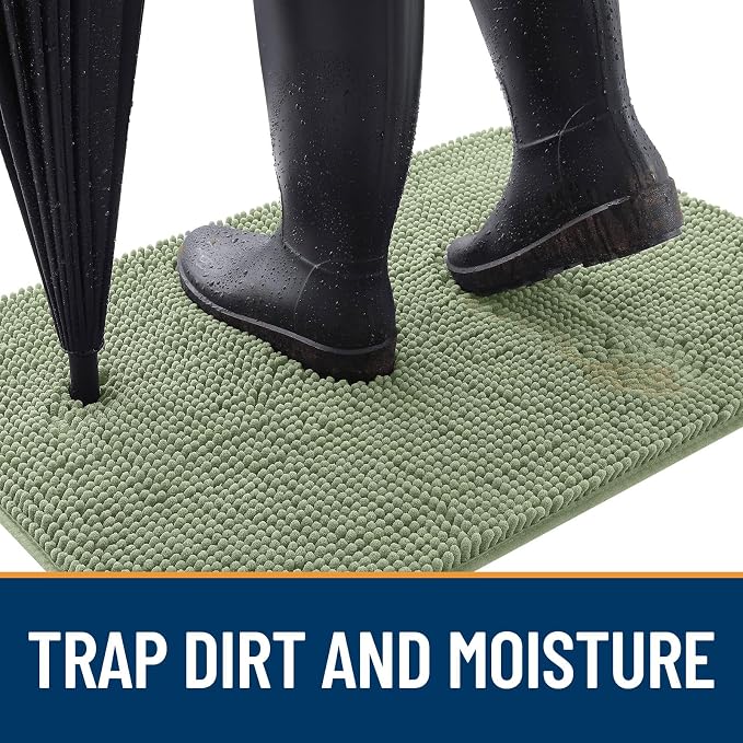 OLANLY Dog Door Mat for Muddy Paws 24x16, Absorbs Moisture and Dirt, Absorbent - Image 2