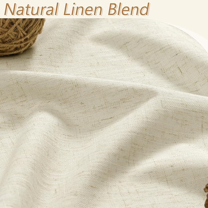 Guken 100% Blackout Curtains 100 Inch Length 2 Panels Set - Image 3