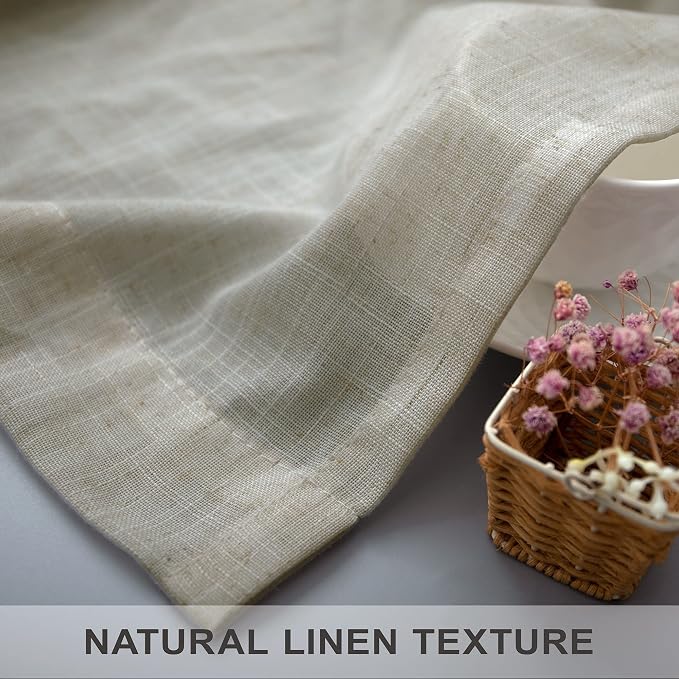 Pitalk Flax Linen Curtains 90 Inches Long - Image 7