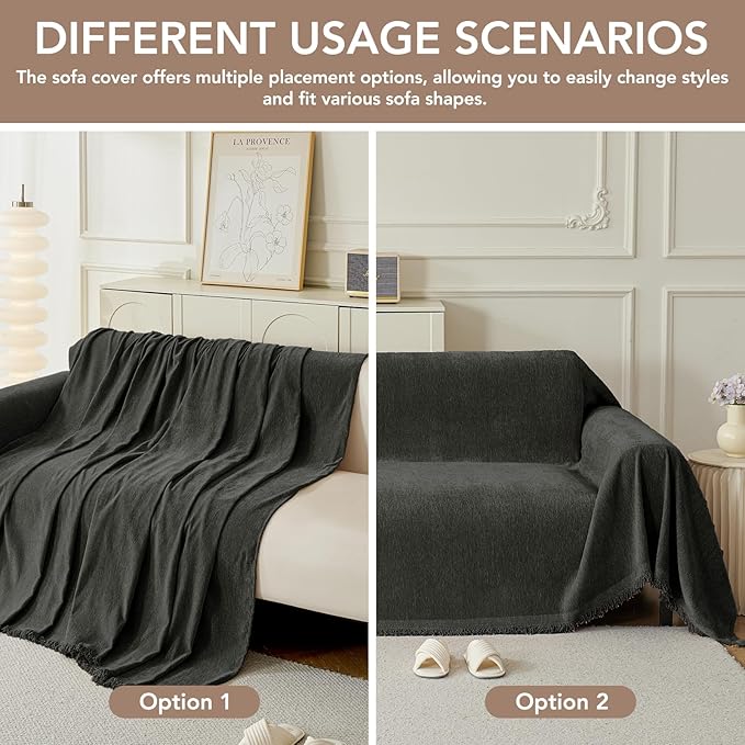 Armchair Couch Cover for Dogs 1 Cushion, Washable Recliner Covers Sofa Protector - Image 6