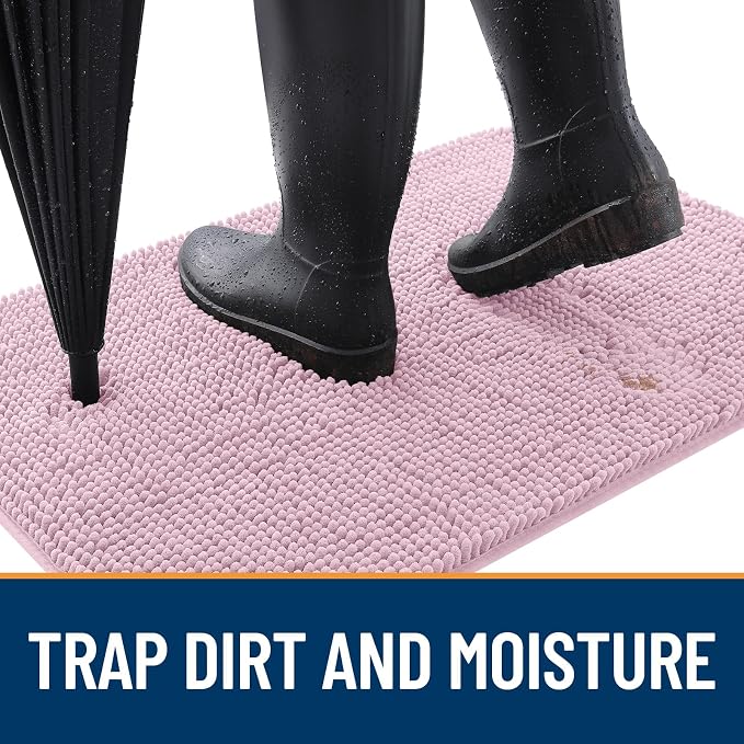 OLANLY Dog Door Mat for Muddy Paws 47x32, Absorbs Moisture and Dirt, Absorbent - Image 2