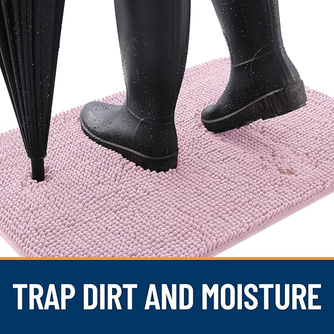 OLANLY Dog Door Mat for Muddy Paws 59x35, Absorbs Moisture and Dirt, Absorbent - Image 2