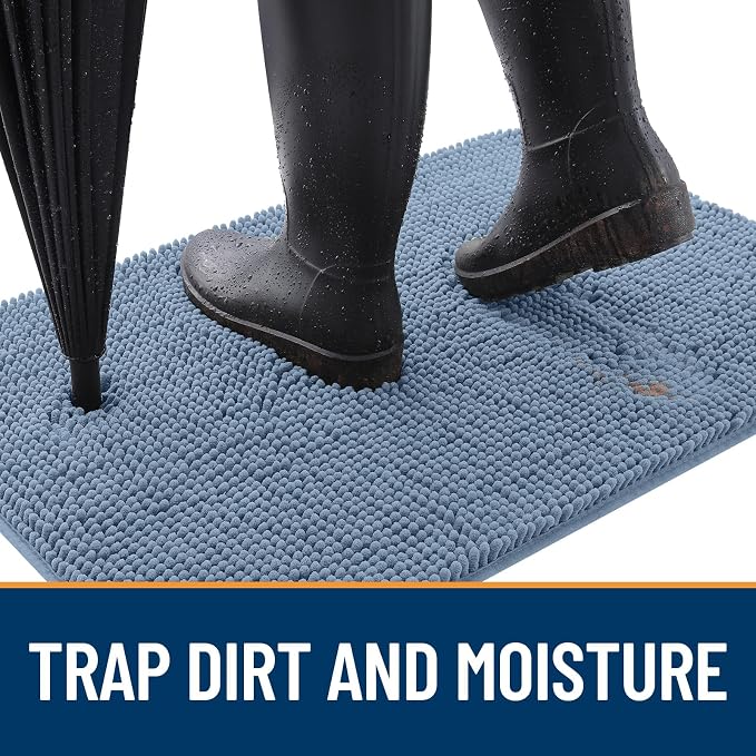 OLANLY Dog Door Mat for Muddy Paws 30x20, Absorbs Moisture and Dirt, Absorbent - Image 2