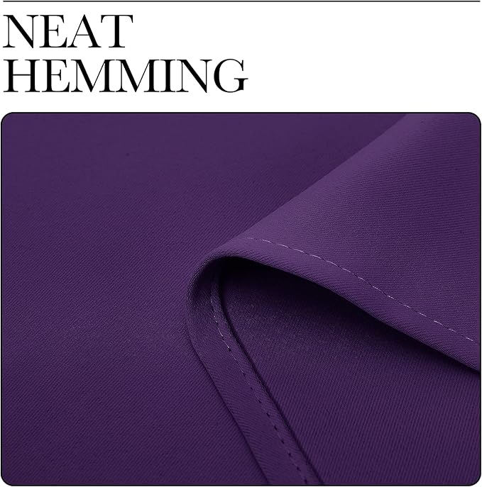 NICETOWN Royal Purple Blackout Curtains 78 inches Length - Image 6