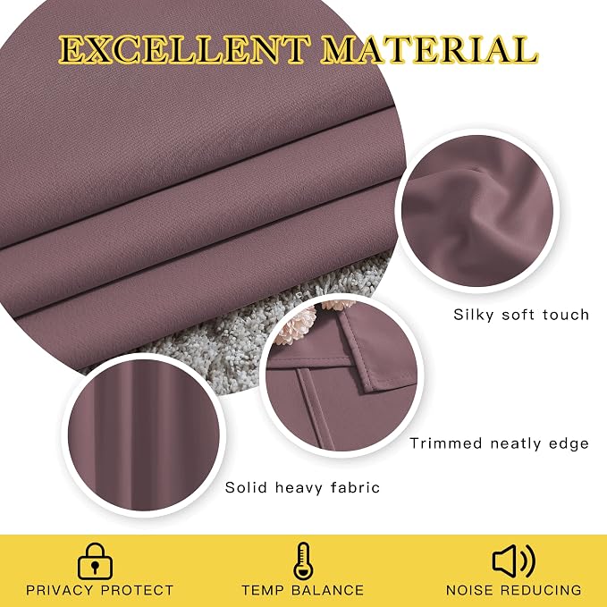NICETOWN Living Room Curtains 84 inch Long - Image 4