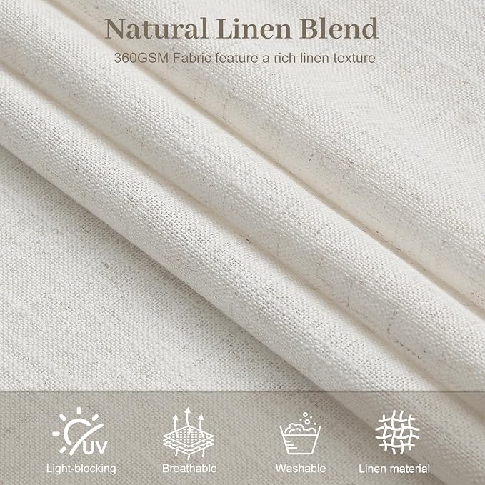 IVAPUPU Pinch Pleated Curtains 90 Inch Long - Image 7