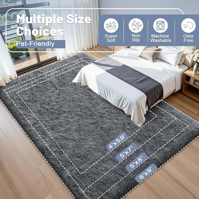 OLANLY 6x8 Machine Washable Large Area Rugs - Image 9