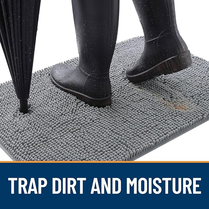 OLANLY Dog Door Mat for Muddy Paws 70x32, Absorbs Moisture and Dirt, Absorbent - Image 2