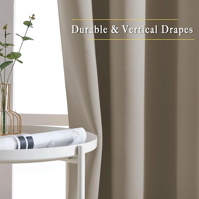 NICETOWN Bedroom Curtains Blackout Draperies - Image 5