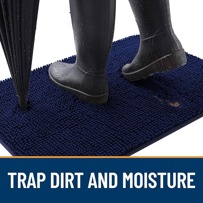 OLANLY Dog Door Mat for Muddy Paws 44x24, Absorbs Moisture and Dirt, Absorbent - Image 2