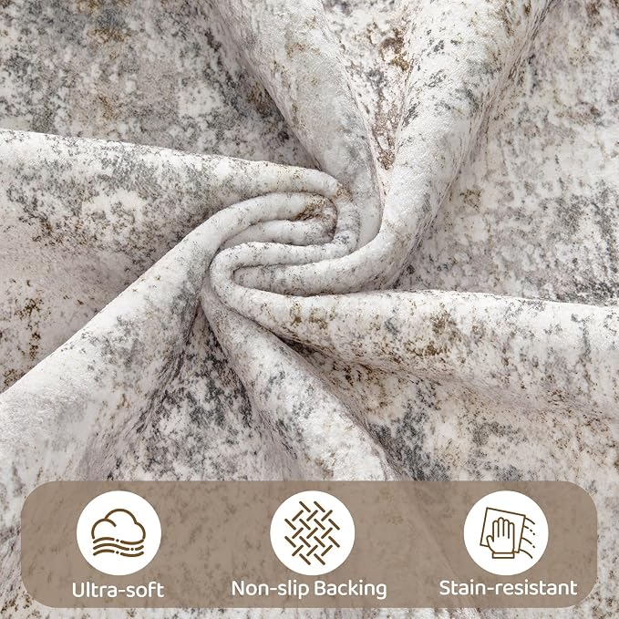 UERMEI 5x8 Area Rug Living Room Rugs - Image 5