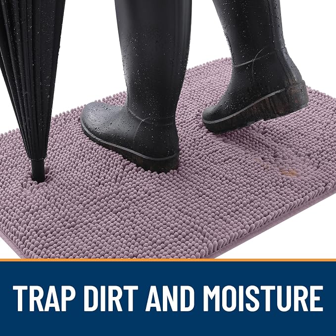 OLANLY Dog Door Mat for Muddy Paws 34x21, Absorbs Moisture and Dirt, Absorbent - Image 2
