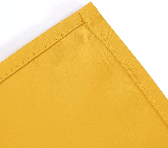 LEMOMO Yellow Thermal Blackout Curtains/52 x 63 Inch/Set of 2 Panels Room - Image 8