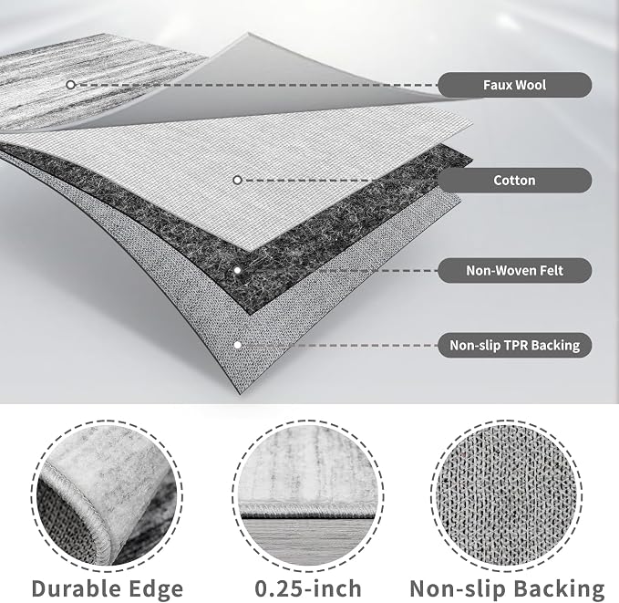 Washable Hallway Runner Rug for Home: Extra Long Runners for Entryway Living - Image 7