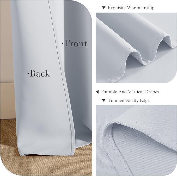 Pony Dance Short Drapes for Bathroom Window, Half Curtains for Kitchen Window - Image 6