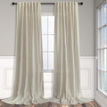 Pitalk Beige Boho Curtains 58 Inches Long by Pitalk