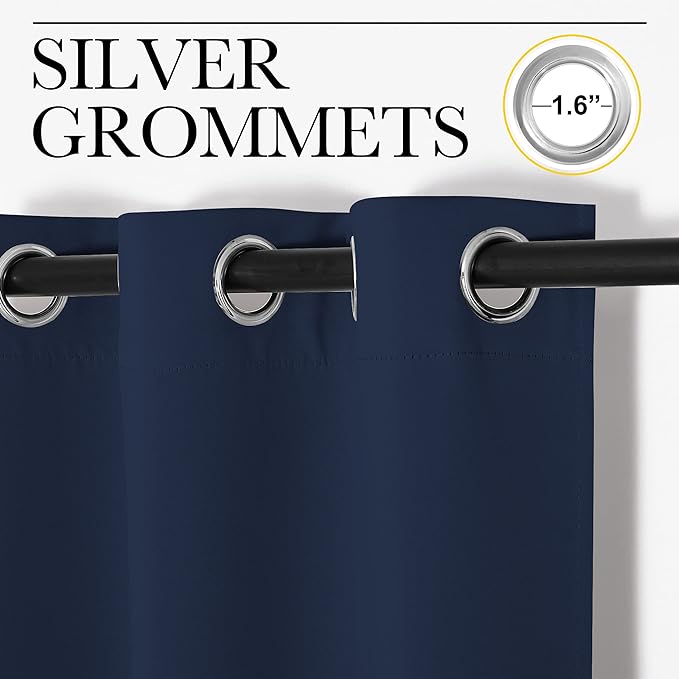 NICETOWN Blackout Draperies Curtains, All Season Thermal Insulated Solid - Image 3