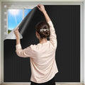 100% Blackout Curtains for Bedroom Portable Window Blinds Cover Adhesive by ZUNGOUMC