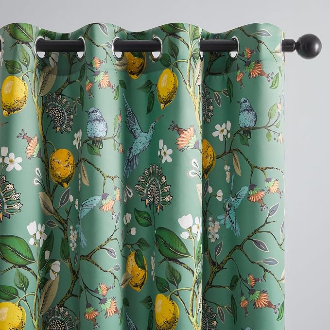 Topfinel Sage Green Blackout Valance Curtains 18 Inch Length Farmhouse Rustic by Topfinel