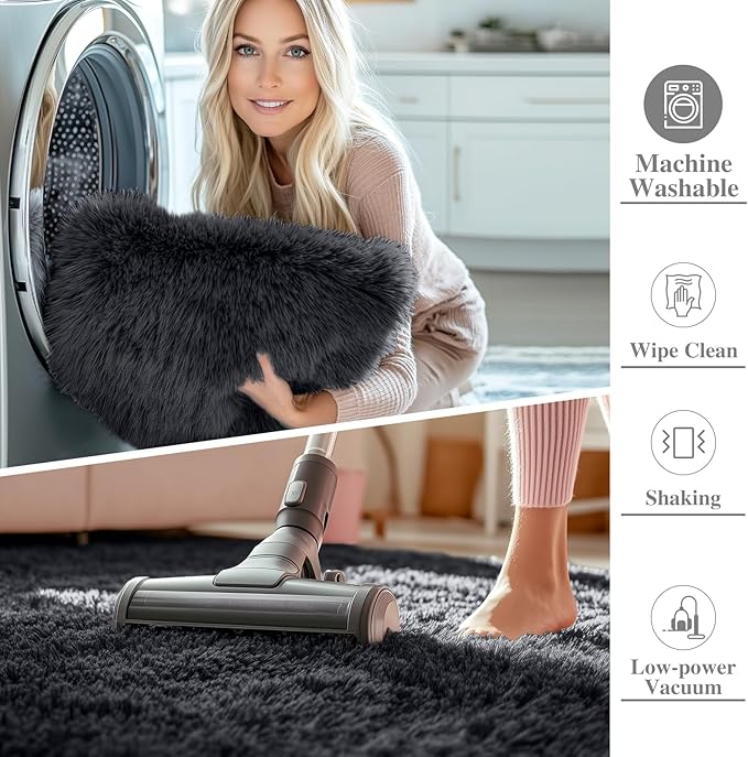 OLANLY 5x7 Machine Washable Large Area Rugs - Image 2