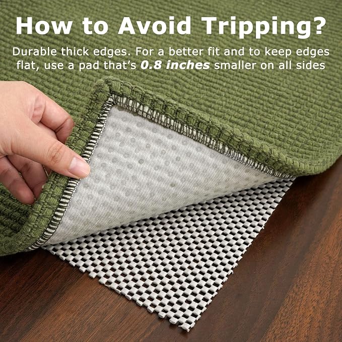 KOZYFLY Runners for Hallways 3x8 ft Washable Kitchen Runner Non Slip Rubber - Image 5
