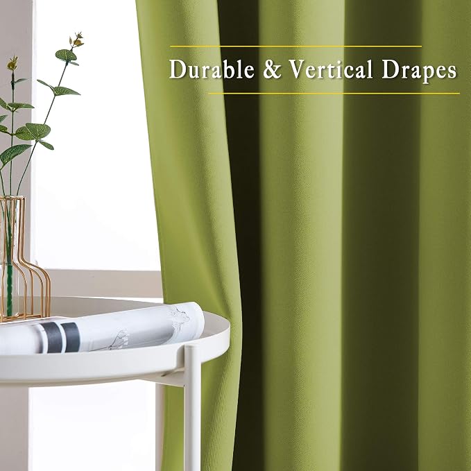 NICETOWN Room Darkening Curtain Panel Grommet - Image 5