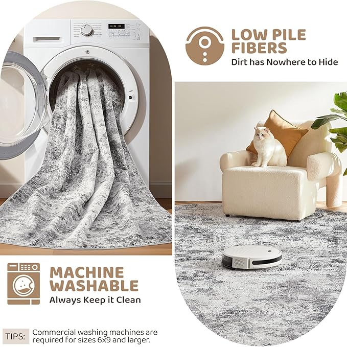 UERMEI 2X10 Washable Runner Rug - Image 6