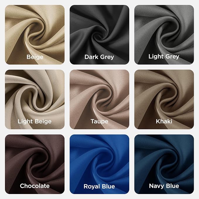Joydeco Blackout Curtains 95 Inch Length 2 Panels Set, Thermal Insulated Long - Image 9