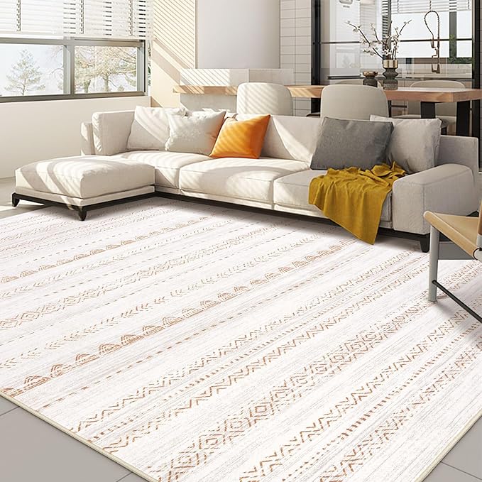 Nakagishi Area Rug Living Room Rugs: 8x10 Large Soft Machine Washable Boho by NakagishiAreaRug
