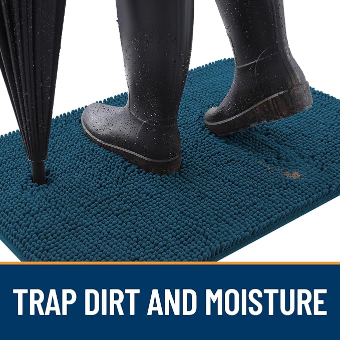 OLANLY Dog Door Mat for Muddy Paws 24x16, Absorbs Moisture and Dirt, Absorbent - Image 2