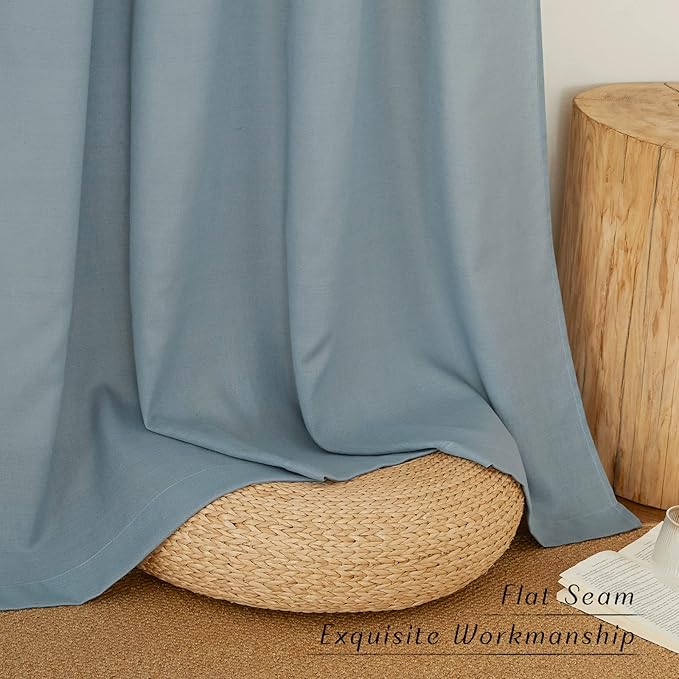NICETOWN Linen 36 inch Curtains - Image 2