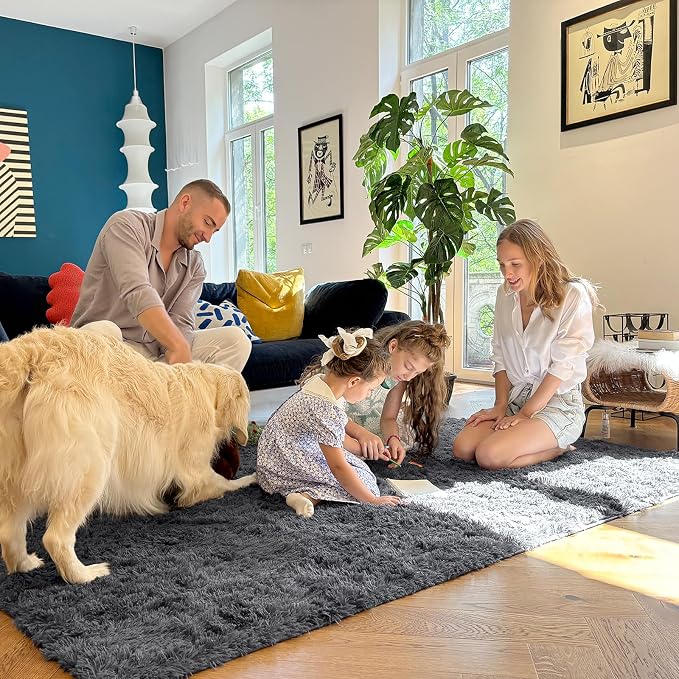 OLANLY 6x11 Machine Washable Large Area Rugs - Image 7