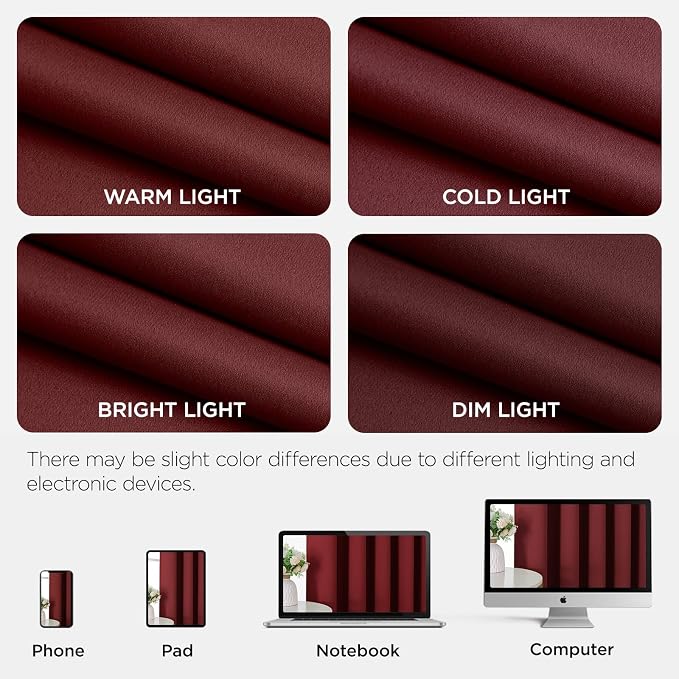Joydeco Blackout Door Curtain for Doorway Privacy 96 Inches Long, Grommet - Image 8