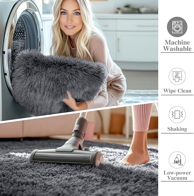 OLANLY 9x12 Machine Washable Large Area Rugs - Image 2