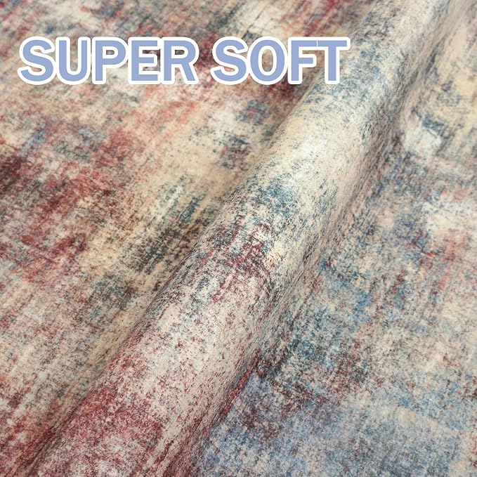 IOHOUZE Abstract Runner Rug 3x10 Ft Washable Runners - Image 6