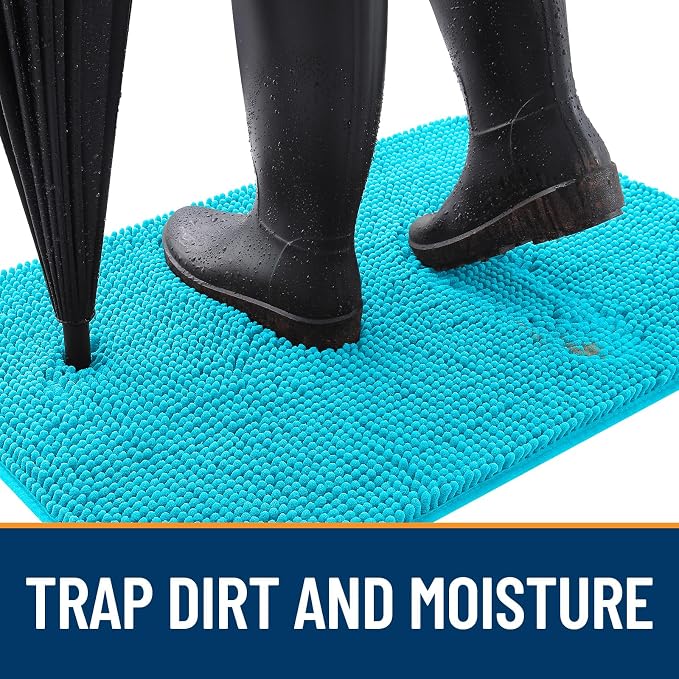 OLANLY Dog Door Mat for Muddy Paws 35x24, Absorbs Moisture and Dirt, Absorbent - Image 2