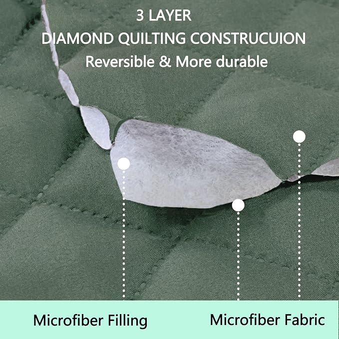Reversible Oversized Sofa Covers Couch Cover Furniture Protector - Image 3