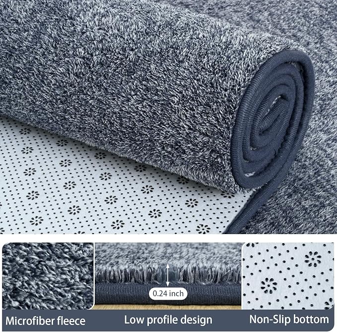 AROGAN Washable 2x8 Runner Rug for Hallway, Long Runner Rugs wtih Soft Memory - Image 3